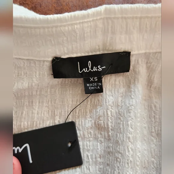 NWT! Lulus Adorable Impression White Midi Dress With Pockets - Picture 5 of 9